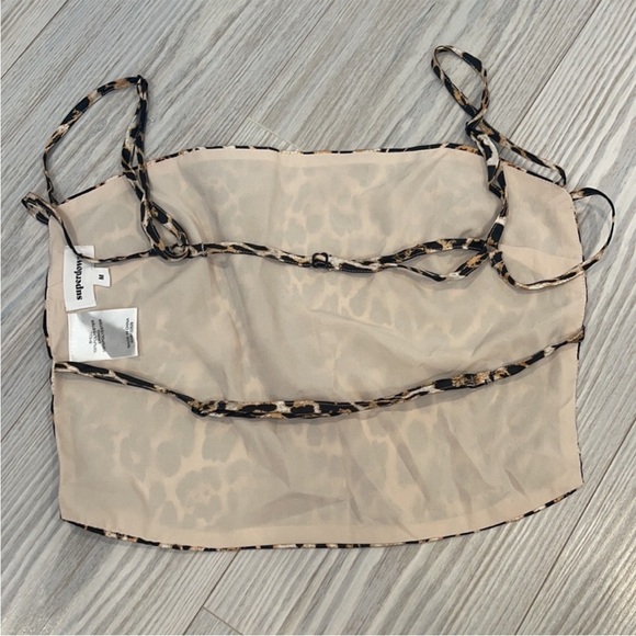 Superdown leopard print crop top - Picture 2 of 5